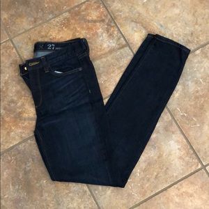 J crew mid rise toothpick jeans